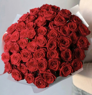 49 red roses 