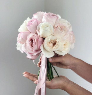 Bridal bouquet - peony roses