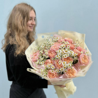 Duo kytice "Jullieta a heřmánek"