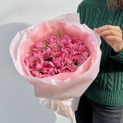 Premium tulipány: růžové 25 ks