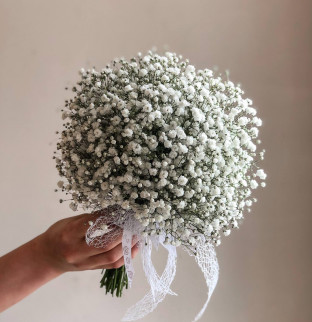  Wedding Bouquet  - Gyphophila
