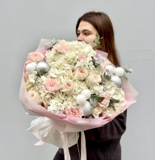 Vánoční kytice - Jemná Vánoční kytice - Jemná