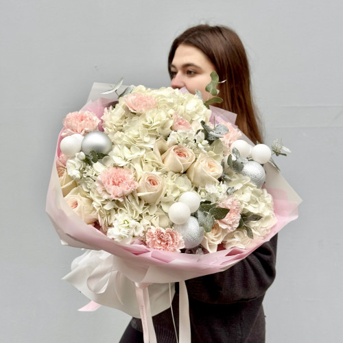 Vánoční kytice - Jemná Vánoční kytice - Jemná