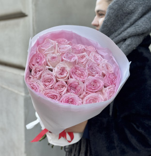 Pivoňkové růže Pink O´Hara 19 kusů