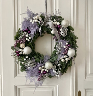 Christmas wreath - Violet