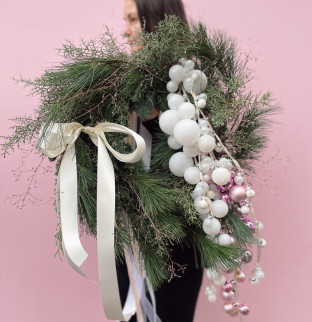 Christmas wreath Minimalism