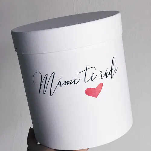 Roses in a print box Roses in a print box