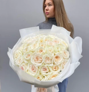 Pivoňkové růže White O´Hara Pivoňkové růže White O´Hara
