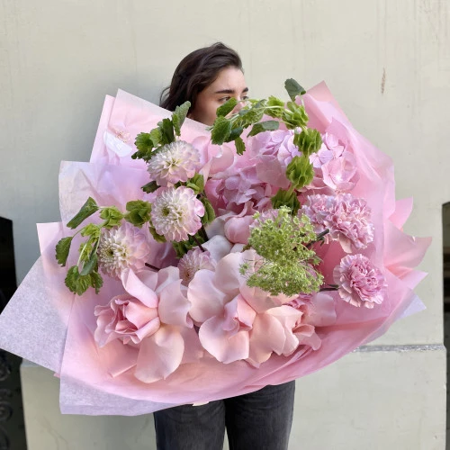 Bouquet “Pink&green” Bouquet “Pink&green”