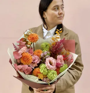 Bouquet "Caramel latte"