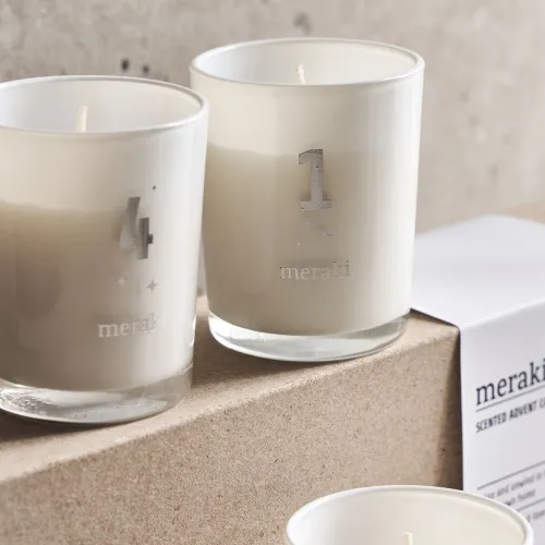 Scented advent candles MERAKI Scented advent candles MERAKI