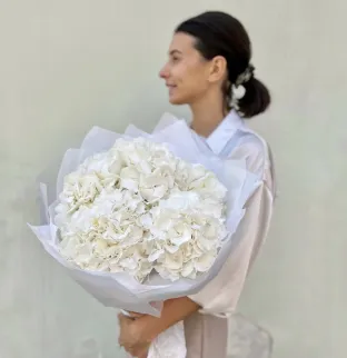 White Hydrangeas