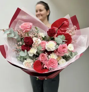 Bouquet with anthurium