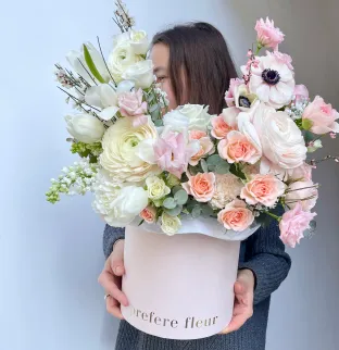 Bouquet ART Pink "Gentle morning'