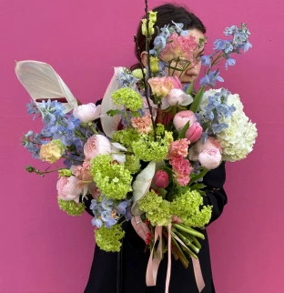 Unusual Bouquet with Anthurium