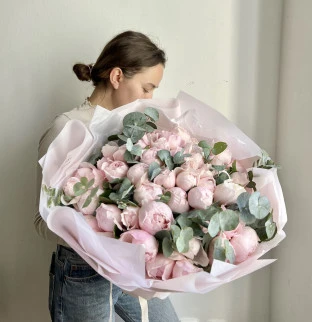 Pivoňkové růže Peony pink