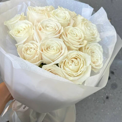 Kytice bílých růží 25 Kytice bílých růží 25
