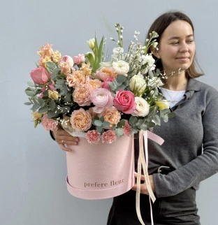 Bouquet ART Pink "Gentle morning'