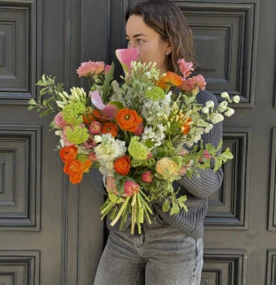 bouquet in a garden style